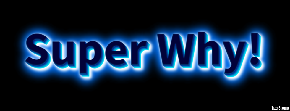 Super Why! Text Effect