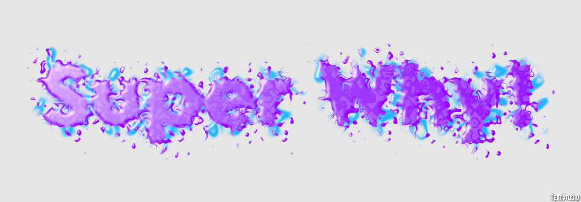 Super Why! Text Effect