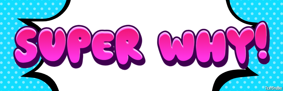 Super Why! Text Effect