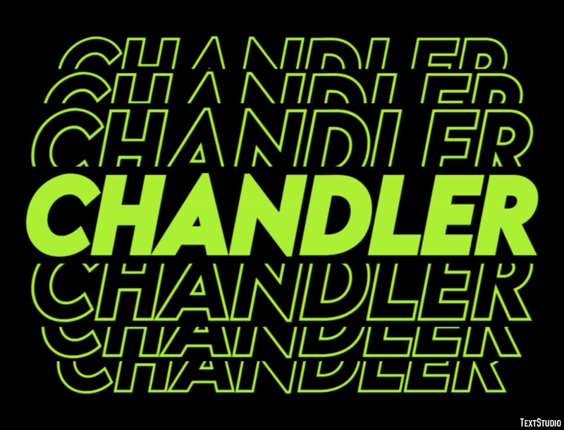 Chandler Effet de Texte