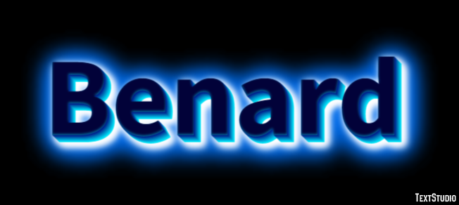 Benard Text Effect