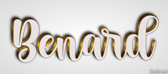 Benard Эффект текста