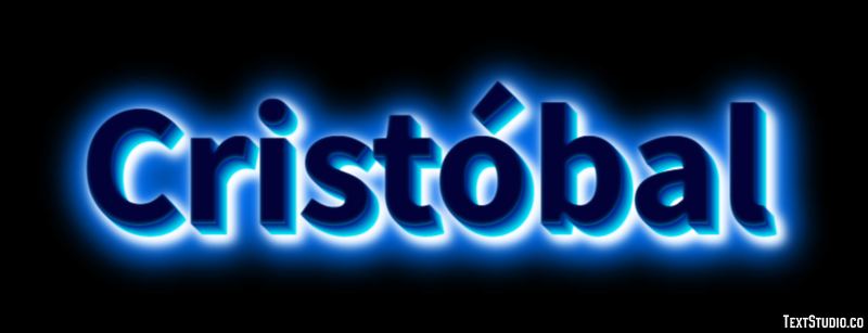 Cristóbal テキスト効果