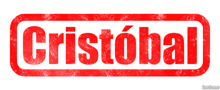 Cristóbal Efecto de Texto