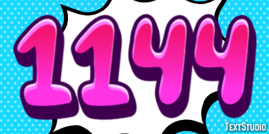 1144 Tekst effect