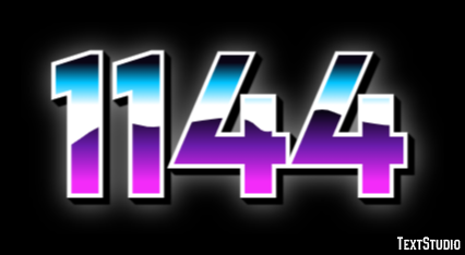 1144 Text Effect