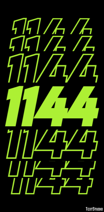 1144 Text Effect