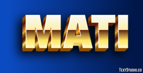 Mati Effetto testo