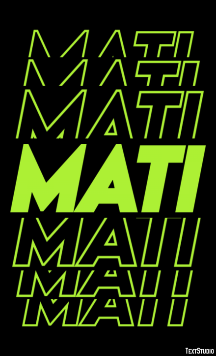 Mati Effetto testo