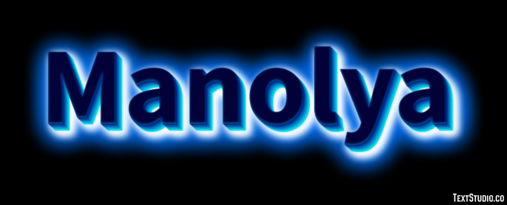Manolya Texteffekt