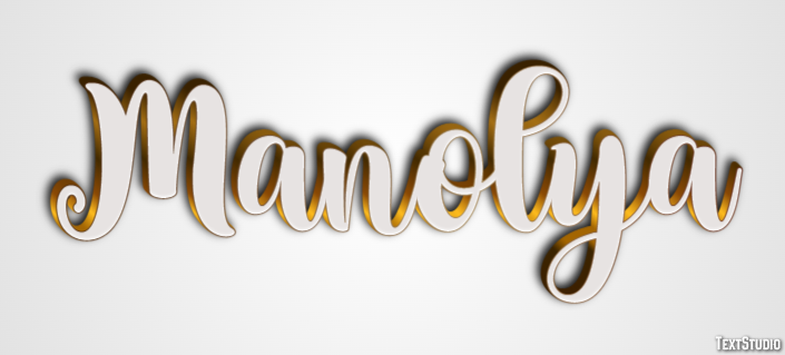Manolya Texteffekt