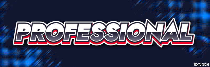 Professional Text effect