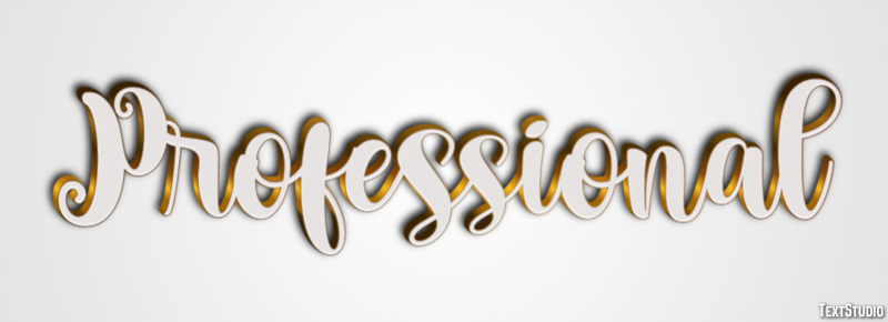Professional Text Effect
