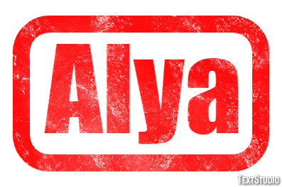 Alya Effet de Texte