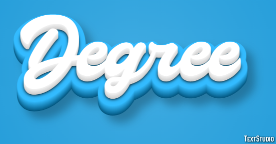 Degree Efecto de Texto
