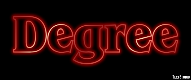 Degree Efecto de Texto