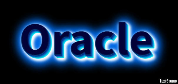 Oracle Texteffekt