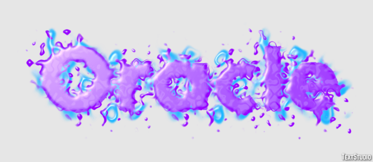 Oracle Texteffekt