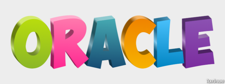 Oracle Texteffekt