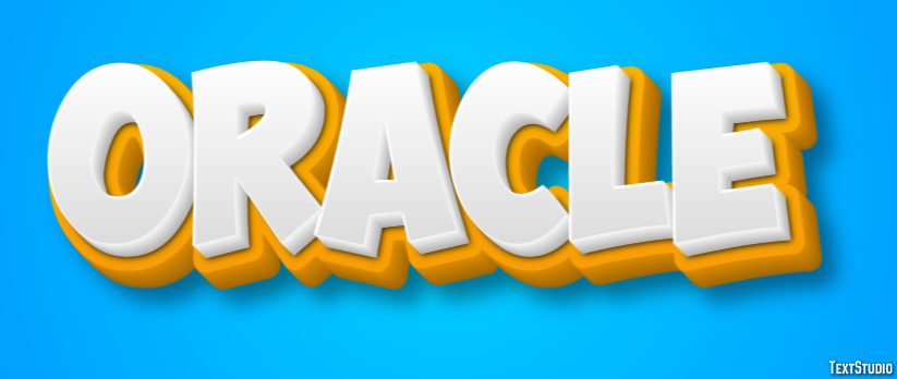 Oracle Texteffekt