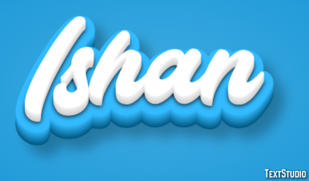 Ishan Эффект текста