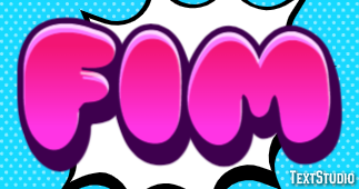 Fim Efeito do texto