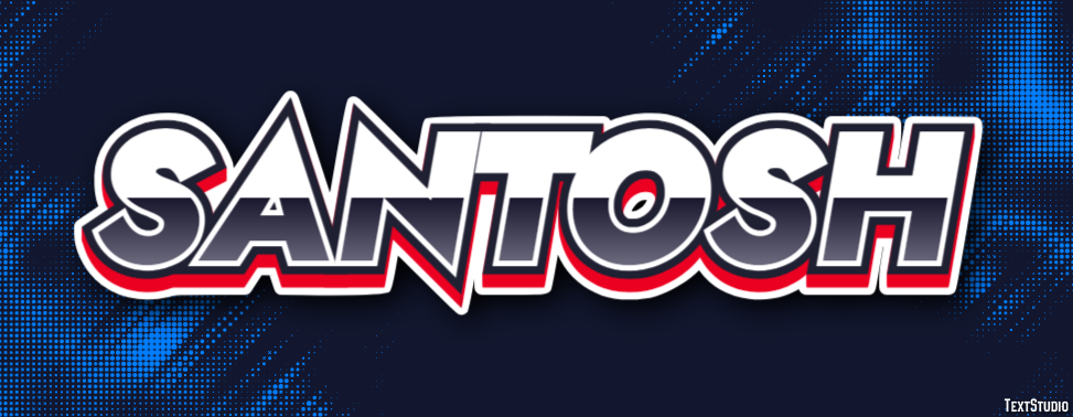 Santosh Texteffekt