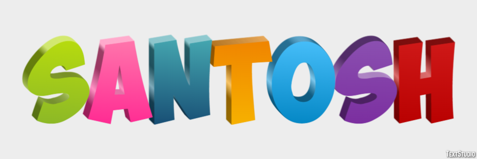 Santosh Effetto testo