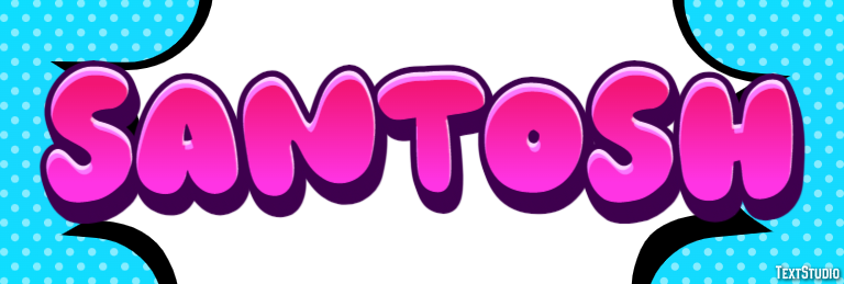 Santosh Texteffekt