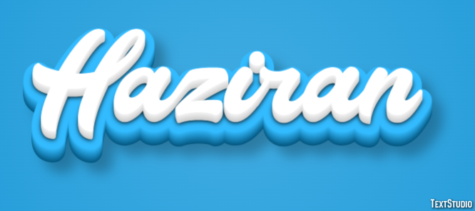 Haziran Efeito de texto