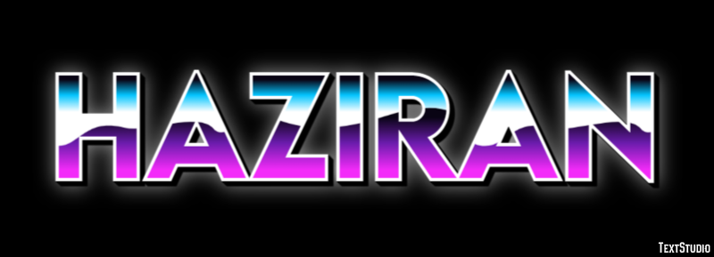 Haziran Efeito de texto