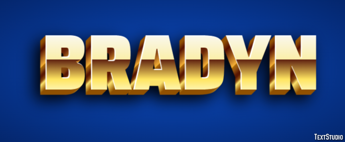 Bradyn Texteffekt