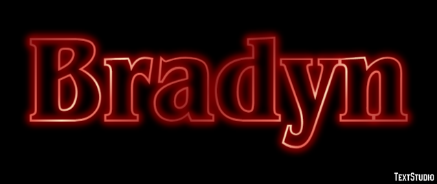 Bradyn Text Effect
