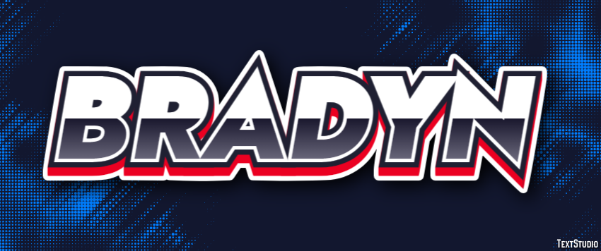 Bradyn Text Effect