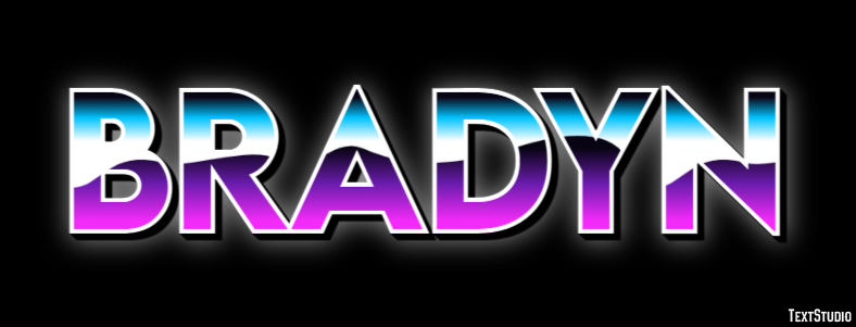 Bradyn Text Effect