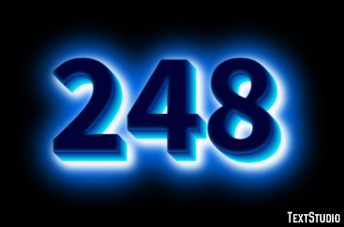 248 Texteffekt
