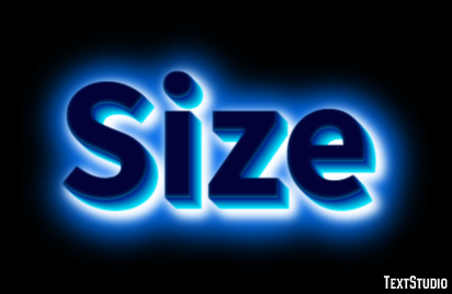 Size Text Effect