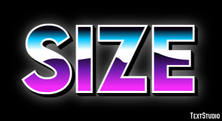 Size Text Effect