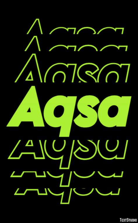 Aqsa Text Effect