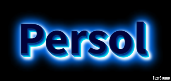 Persol Text effect