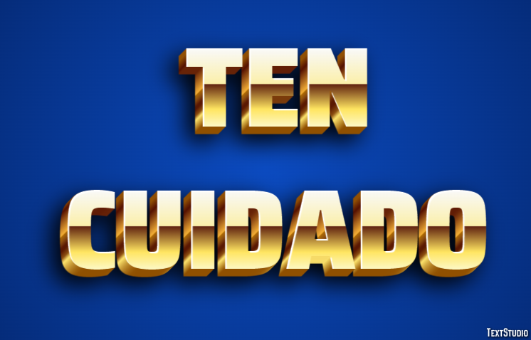 Ten cuidado Efekt tekstowy