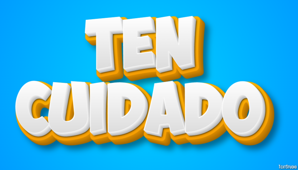 Ten cuidado Efekt tekstowy