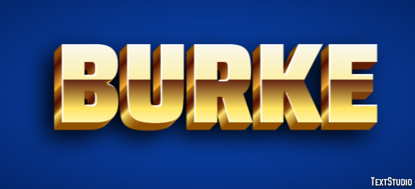 Burke Text effect