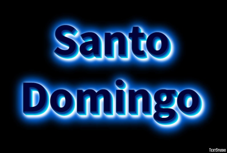 Santo Domingo Efekt tekstowy