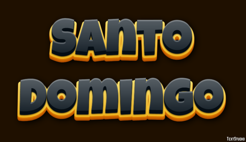 Santo Domingo Efekt tekstowy