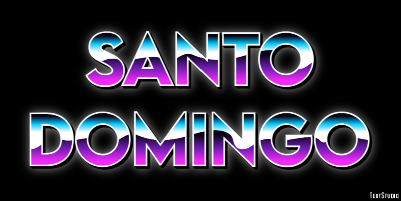 Santo Domingo Efekt tekstowy