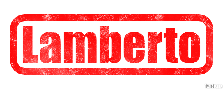 Lamberto Effetto testo