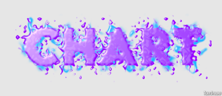 Chart Text Effect
