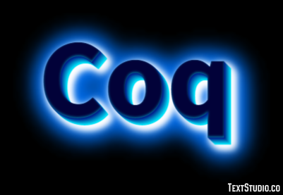Coq テキスト効果