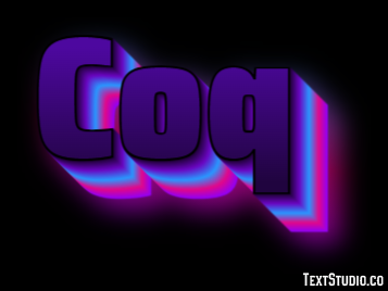Coq テキスト効果